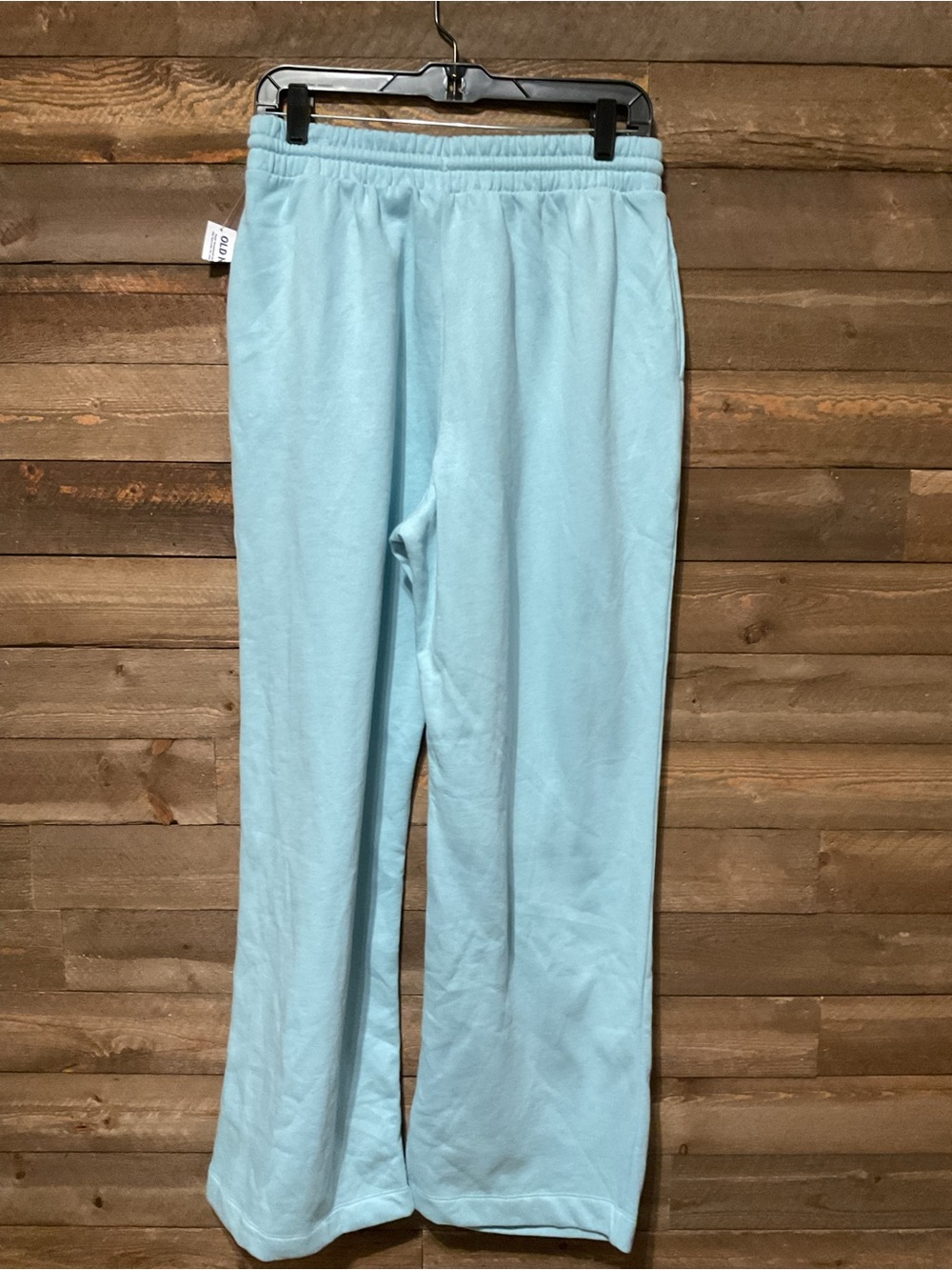 Old Navy Women’s Light Aqua Pull On Fleece Pants Size Medium NWT